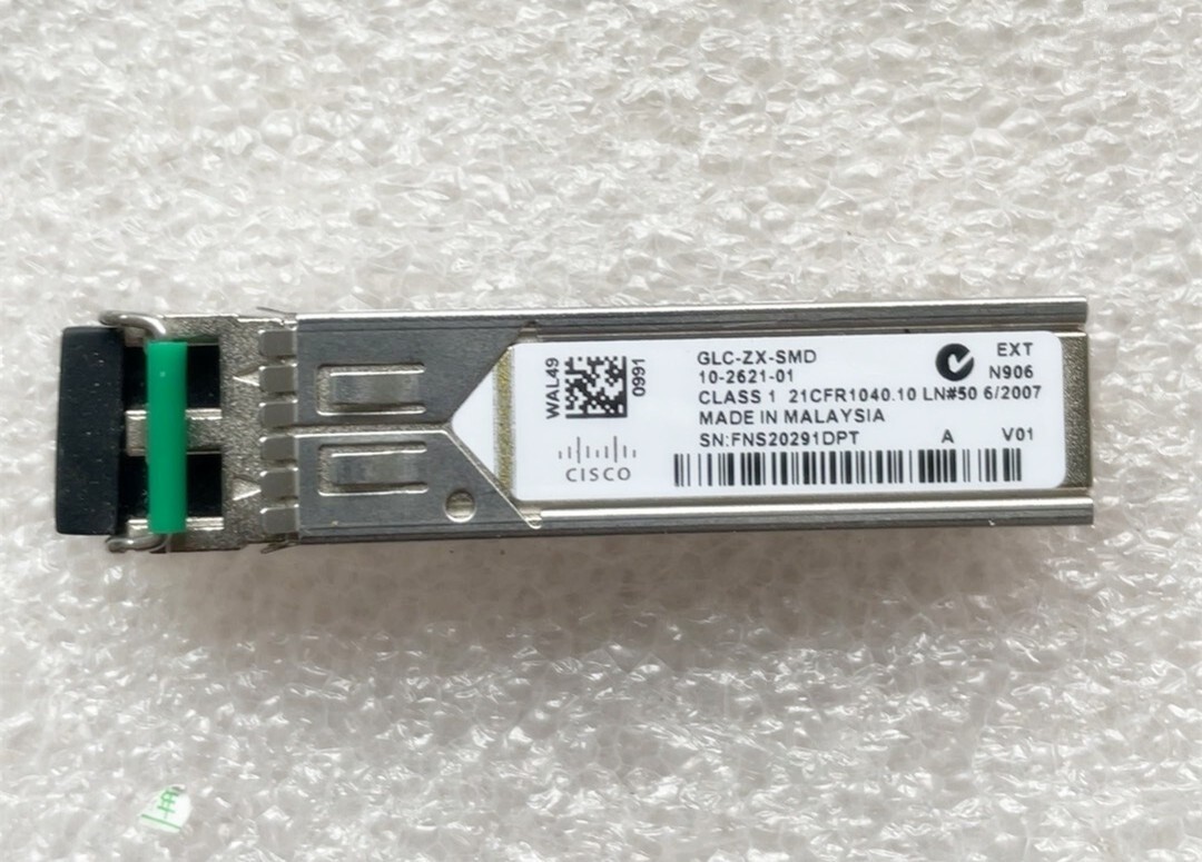 専用です。 Cisco GLC-ZX-SMD SFP 10-2621-01 SMF Transceiver Module ※6個セット※
