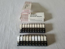 Lot of 20 Buchanan Heavy Duty Dovetail Base Sections Terminal Blocks Series 300 
