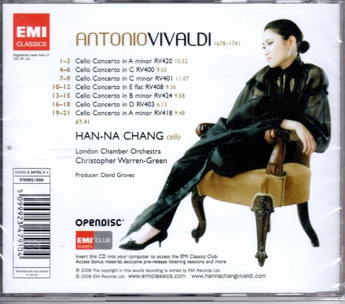 VIVALDI - CELLO CONCERTOS - HAN-NA CHANG - LCO - WARREN-GREEN - Imagen 2 de 2