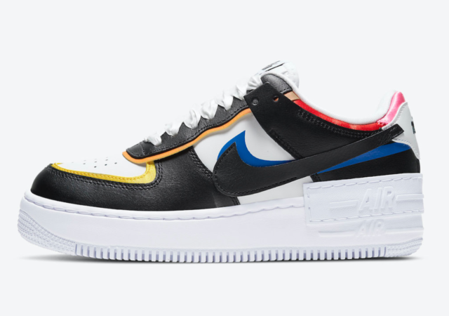 air force 1 shadow white multi