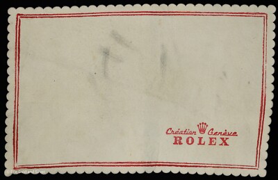 Rolex Creation | Geneve | Small Beige Watch Cloth | 5 3/4 in x 3 3/4 in