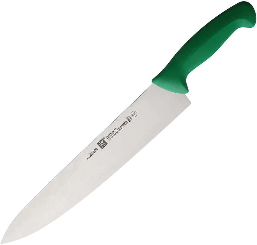 Henckels Zwilling Master Chef's Fixed-Blade Knife 12 Stainless Blade Synthetic