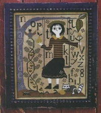 MARY MARGARET--Sampler--ABC's--Girl--Carriage House-Counted Cross Stitch Pattern