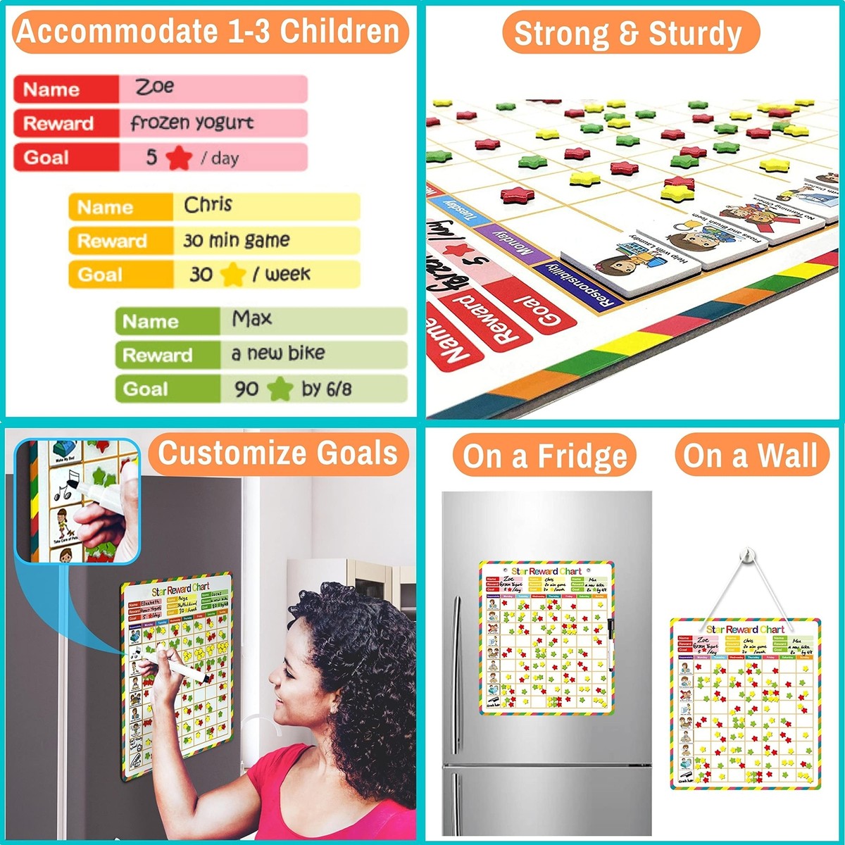 Mother Daughter Gifts Learning Resources Reward Chart - 91 Piece ...