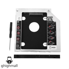 Universal CD/DVD HDD Caddy 12.7mm SATA to SATA Hard Drive Adapter For Laptop