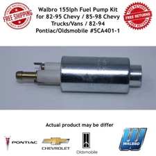Walbro 155lph Fuel Pump Kit for 82-95 Chevy / 85-98 Chevy Trucks/Vans #5CA401-1