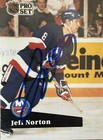 Autographed Jeff Norton 1991 Pro Set New York Islanders hockey card (#148) — photo 1