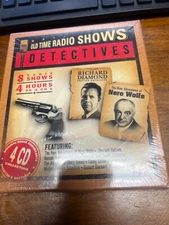 Old Time Radio Shows Detectives - 4 CD Collection (CD 2004, Nostalgia Ventures)