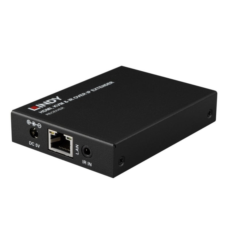HDMI KVM & IR Over IP Extender Receiver 1080p Full HD AV Gigabit PoE Unit