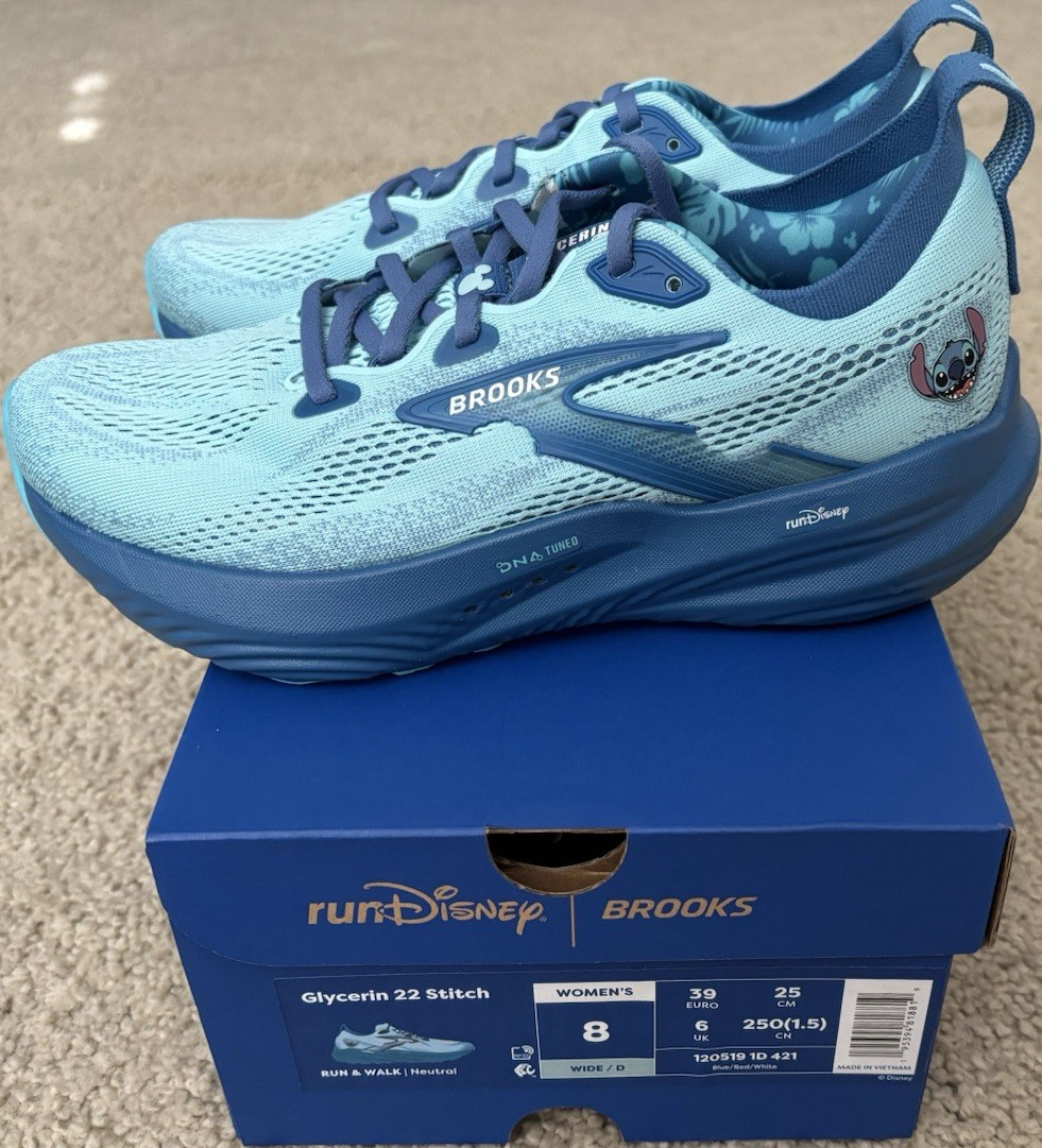 Limited Edition Stitch Brooks x runDisney Glycerin 22 | eBay display picture 1