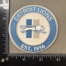 DETROIT LIONS IRON ON EMBROIDERED PATCH
