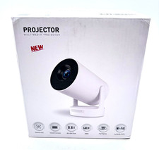 Smart Projector with WiFi & Portable 180-Degr...