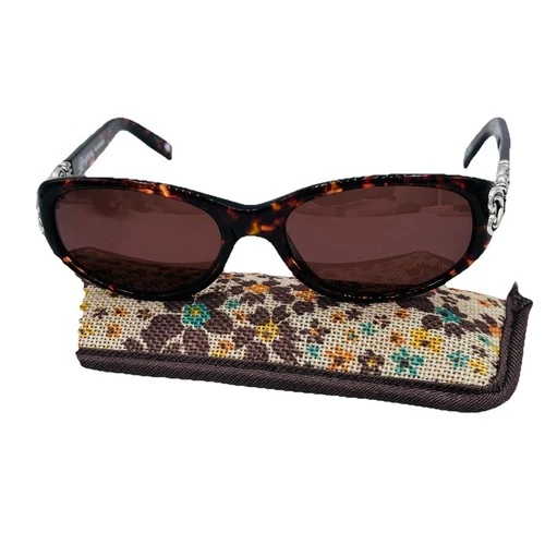 Brighton Sabrina Handmade Sunglasses with Signature Silver Scroll Accents
