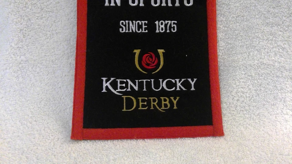 2019 Winning Streak Embroidered Churchhill Downs Kentucky Derby 15"x6" Banner - Image 4 of 4