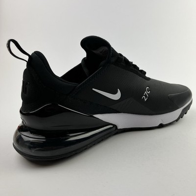 Nike Air Max 270 G Golf Shoes Black White Men's Size 11.5