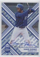 2018 Panini Elite Extra Edition Aspirations Blue 50/50 Samir Duenez #98 Auto g2u