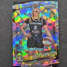 Panini Prizm 2025 WNBA Basketball Hailey Van Lith #139 Cracked Ice Prism