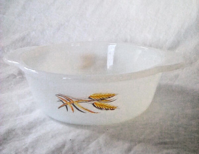 Fire King 1 PT Golden Wheat Dish Only 5.5x2'' USA   AA