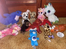 Lot Of 12 Plush Mixed Brands
