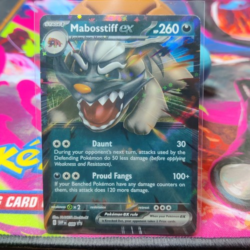 Mabosstiff ex 086 – Scarlet & Violet Black Star Promo Holo – NM Pokémon TCG