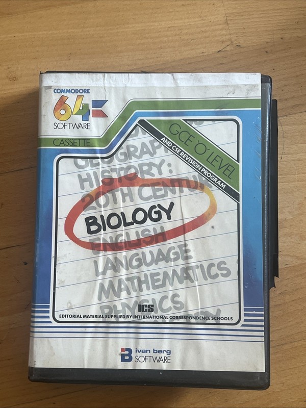 Commodore 64 Revision Programe Biology