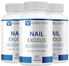 3 Packs Nail Exodus Capsules for Healthier Feet - Vitality Clear Nail Formula