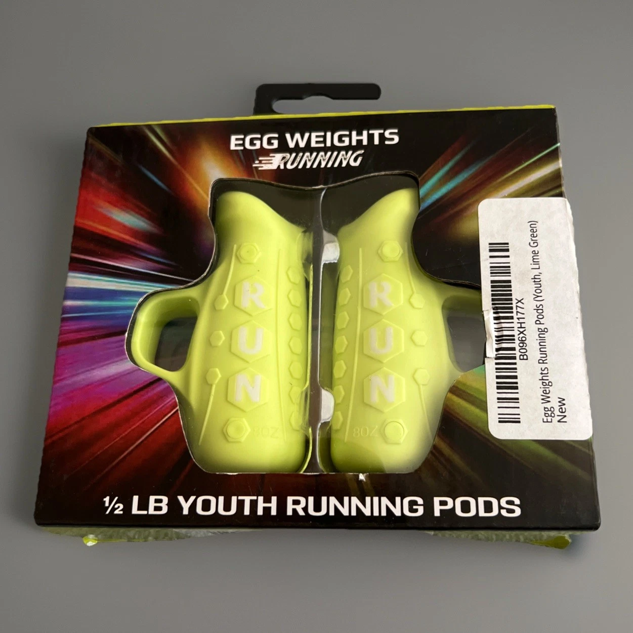 Egg Weights Youth Running Pods 1/2 lb Set Fitness Workout Handheld Dumbbells New