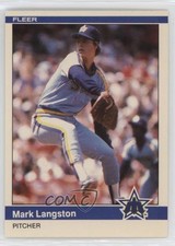 1984 Fleer Update Mark Langston #U-70 1jp8