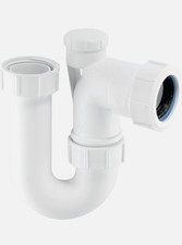 McAlpine SA10V 1.25" 75mm Water Seal Tubular Swivel Anti-Syphon 'P' Trap Outlet