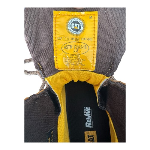 Caterpillar Invader Hiker Waterproof Work Boots Soft Toe Pyramid Men’s 11.5 Wide - Picture 12 of 12