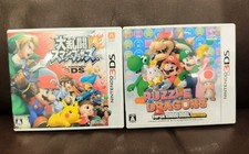 lot 2 jeux 3ds jap Super Smash bros / puzzle dragons super mario  3DS 2DS ntsc j