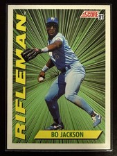 Bo Jackson 1991 Score #412 Kansas City Royals