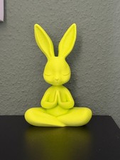 Moderner Deko-Hase, Grün/Hellgrün, Osterdeko, NEU