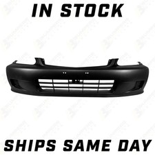 New Primered - Front Bumper Cover Fascia Replacement For 1999-2000 Honda Civic