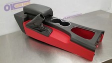02 Ford Tbird Thunderbird Center Floor Console Assembly Red Black 02 Ford Tbird Thunderbird Center Floor Console Assembly Red Black