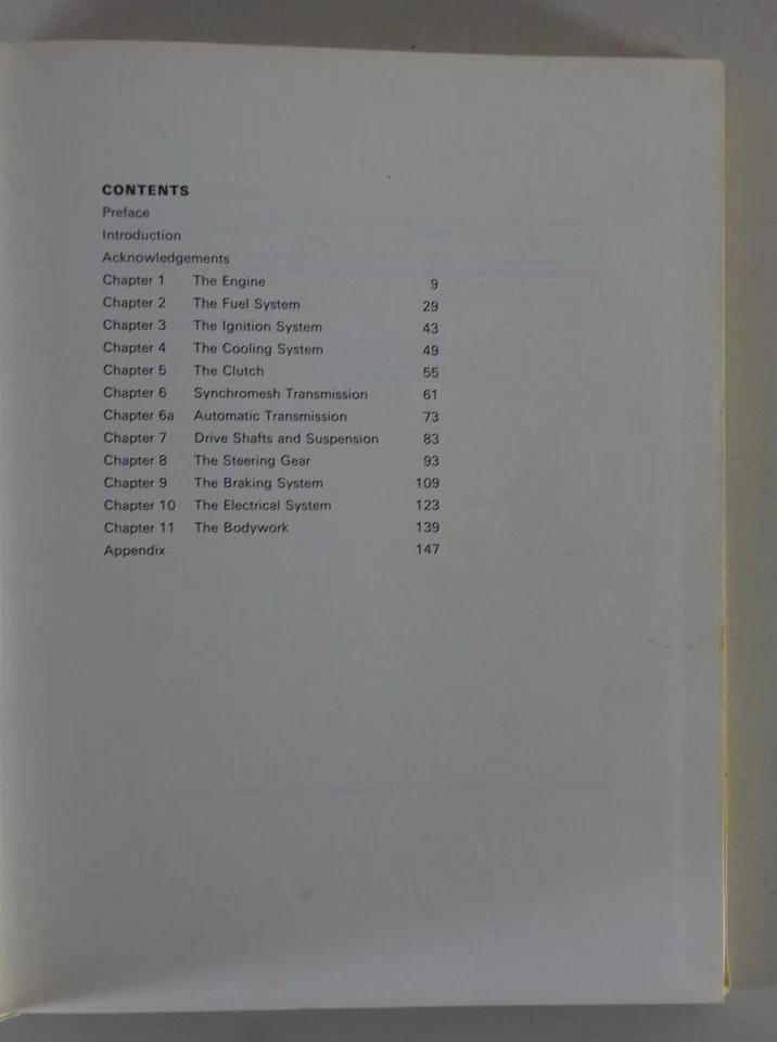Manual de Reparación Autobook Austin/Morris/Wolseley 1800 Año Fab. 1964-1975 - Imagen 2 de 3
