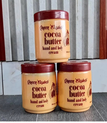 QUEEN ELIZABETH COCO BUTTER HAND,FACE AND BODY JAR CREAM 500ML X3