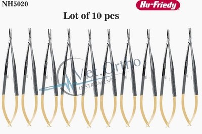 10X Hu Friedy NH5020 Straight Castro Perma Sharp  Needle Holder, 14 cm (5.5'')
