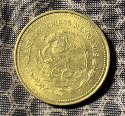 1992 Mexico Mexican 1000 Pesos Asbaje Eagle Snake Coin