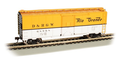 HO 40' Boxcar D&RGW 668968 (ayelo y plata) | Condition: New