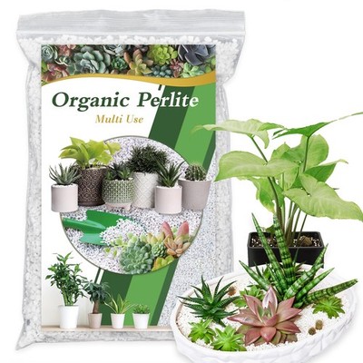 Organic Perlite for Plants, Enhances Soil Drainage and Aeration, Perfect Perl...