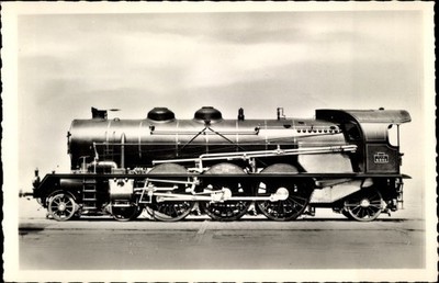 Ak Französische Eisenbahn, Chemin de Fer, Locomotive 6001, PLM - 3847144