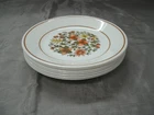 Vtg Corning Ware Corelle INDIAN SUMMER Set of 7~6-3/4" Bread & Butter Plates USA