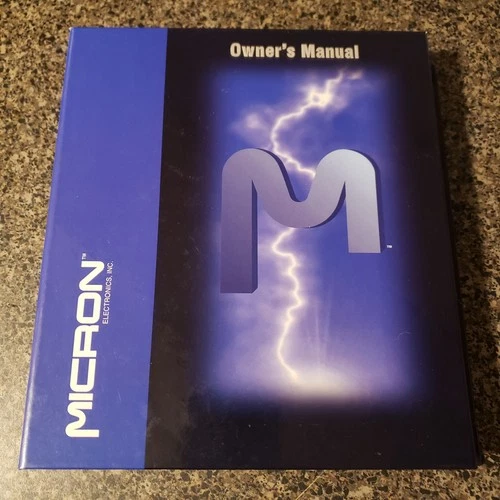 MICRON Electronics Inc. Owners Manual With Cds Booklets Activision Microsoft 90s