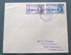 FALKLAND ISLAND DEPENDENCIES 1946 GVI VICTORY FIRST DAY COVER