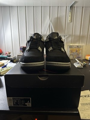 Air Jordan 4 Black Canvas OG All Größe 45,5 US 11