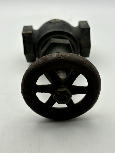 Vecchia ferramenta idraulica da recupero vintage antica valvola a cancello ottone steampunk - Foto 14 di 15