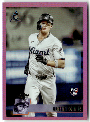 2025 Topps MLB Baseball Archives No. 123 Griffin Conine Rookie Pink Holo