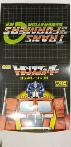 Transformers PVC SCF Act 1 Clear Set Heroes of Cybertron Optimus Prime Megatron