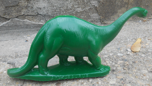 (1) Mold-A-Rama Kelly Green Apatosaurus ~ Field Museum (Chicago) ~ kostenloser Versand!